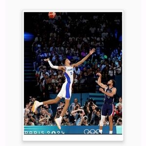 STEPHEN CURRY 2024 USA VS FRANCE GOLD🥇MEDAL GAME&SERBIA GLOSSY POSTER SET OF 6!